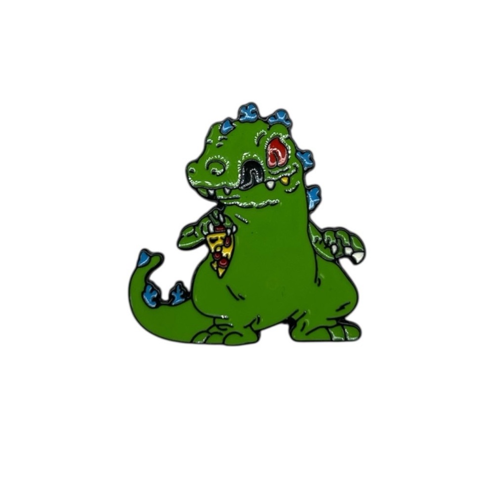 Nickelodeon Pin Cartoon Rugrats Reptar dinosaur Brooch